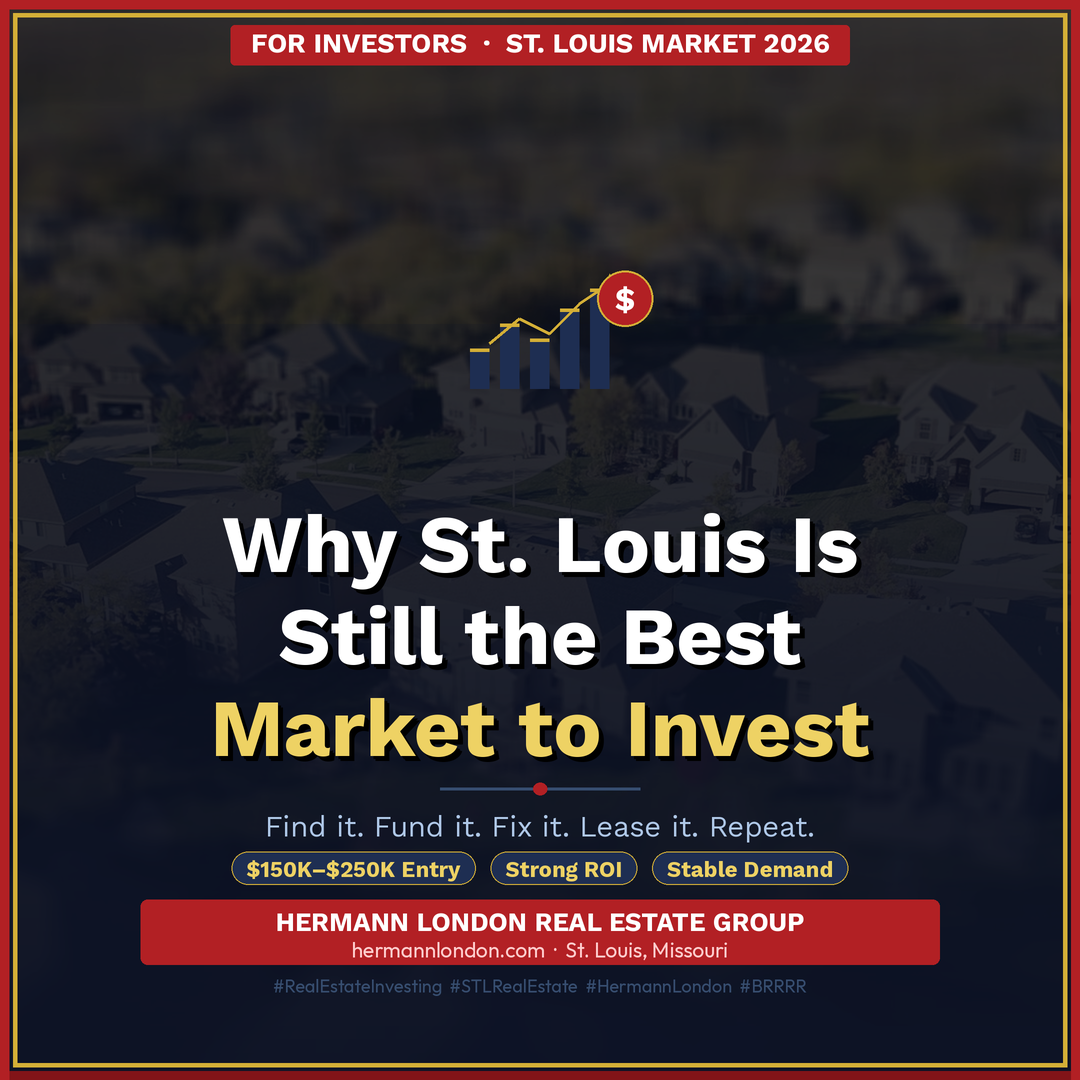 St. Louis real estate investors guide to the 2026 market with strong ROI and stable rental demand